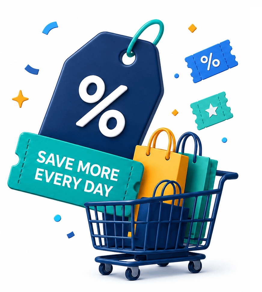 Taylor's Daily Deals savings and promo codes banner